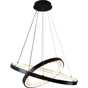 اضاءة معلقة مودرن انارة 3 اضاءات 65 واط - اسود