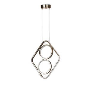 اضاءة معلقة مودرن 40x31 سم 3 اضاءات 60 واط - ذهبي