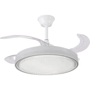 اضاءة معلقة شكل مروحة 3 اضاءات - 75 واط اليسو - ابيض