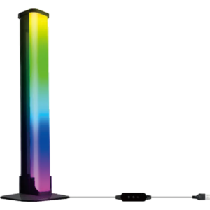 مصباح طاولة أر جي بي - اسود