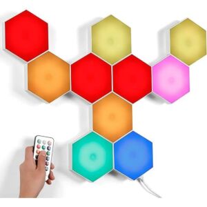 اضاءة جدارية شكل سداسي