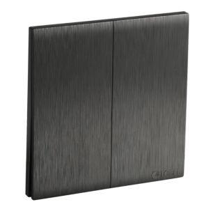 مفتاح ثنائي توفل - اسود بيانو بلاتيني