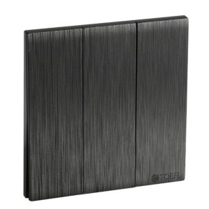 مفتاح ثلاثي توفل - اسود بيانو بلاتيني