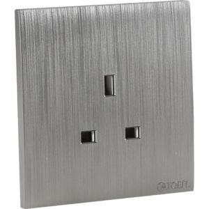 فيش ثلاثي 13 امبير - بيانو جرافيت