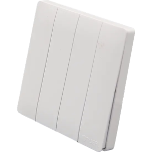 مفتاح رباعي بيانو توفل - ابيض