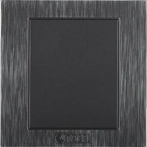 غطاء أنورين فيش فارغ لون رمادي جرافيت توفل