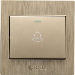 مفتاح جرس من توفل - ذهبي فاتح