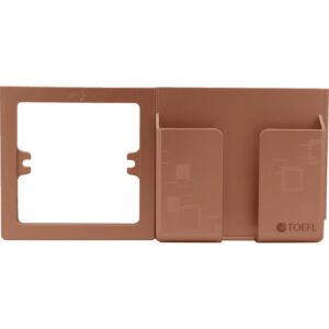 حامل جوال على الفريم توفل - بني