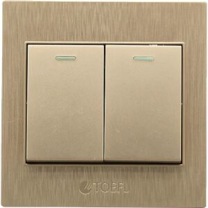 مفتاح ثنائي من توفل - ذهبي فاتح