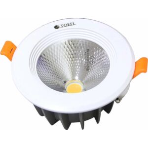 كشاف دفن تحكم دايمر 7 سم 7 واط توفل شفاف عاكس