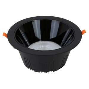 كشاف دفن 20 سم مانع للتوهج 30 واط توفل - اسود