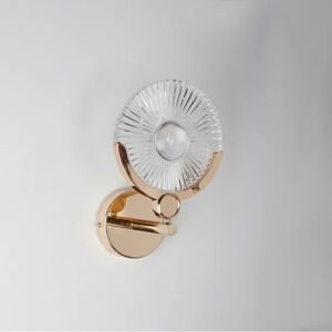 إضاءة جدارية مودرن ذهبي مع 3 اضاءات 3 واط - ماركة همر