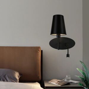 إضاءة جدارية E14x1L - اسود