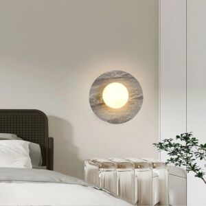 إضاءة جدارية مودرن مفرد - رمادي