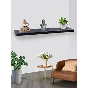 رف جداري رواندوس طول 100 سم لون رخامي غامق