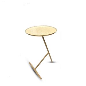 طاولة جانبية كلاسي - أبيض