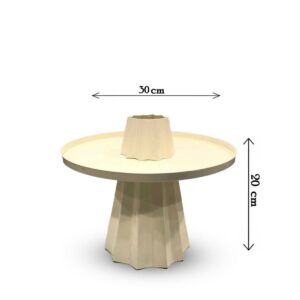 طبق تقديم بقاعدة اليجانس - ابيض