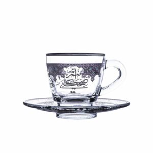 طقم فناجين قهوة تركية ل6 أشخاص سرور بلاتيني