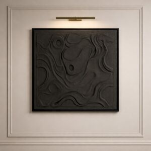 لوحة وديكور جداري ثلاثي الابعاد كاميلا - رمادي غامق