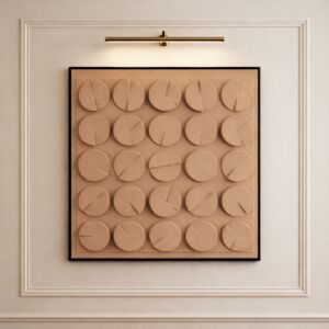 لوحة وديكور جداري ثلاثي الأبعاد فرساي - بني