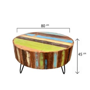 طاولة قهوة بروكليم 4 أدراج - اندستيريل 