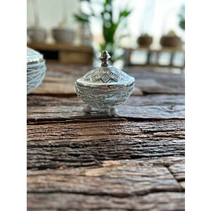 زبدية نيست تمكرا بغطاء صغير -رمادي