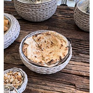 وعاء تقديم غراس كبير - أبيض