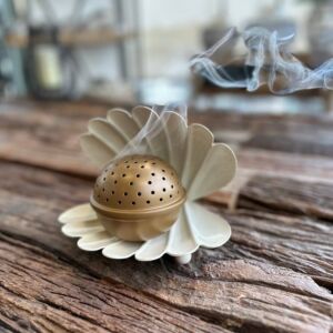 مبخرة اللؤلؤة - أبيض