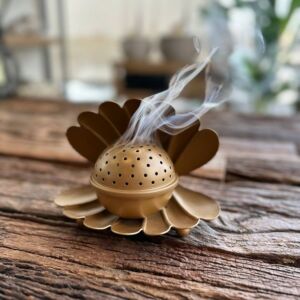 مبخرة اللؤلؤة - ذهبي 