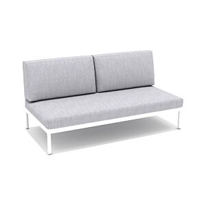 كرسي برايد خارجي - مقعدين - رمادي