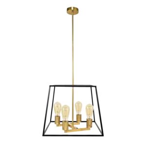 إنارة معلقة معلقة شاسك - ذهبي