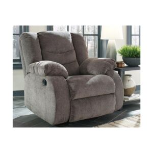 كرسي استرخاء يدوي مفرد تولين - رمادي