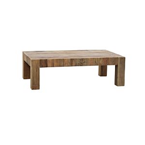 طاولة قهوة لمسة - بني