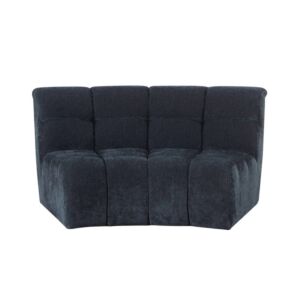 كنبة زاوية أدميرال مقعدين - ازرق غامق