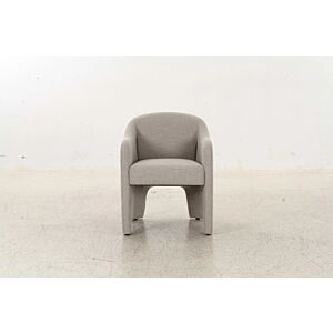 كرسي طعام سولي - رمادي