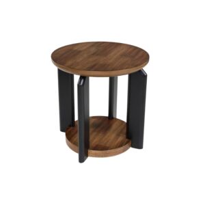 طاولة جانبية كرايبورن - بني واسود