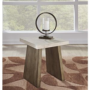 طاولة جانبية بريندلهوس مربعة - بني