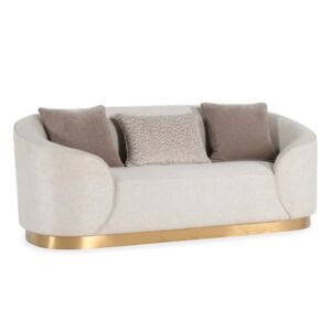 كنبة 2 مقعد ريبيكا - بيج