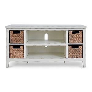 طاولة تلفزيون ميرمين - ابيض