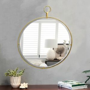 مرآة حائط دائري ارنولد 90 سم - ذهبي