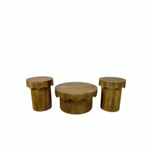 طقم طاولة قهوة 3 قطع لورل