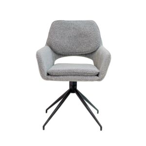 كرسي طاولة طعام بوكليه اندريال - رمادي