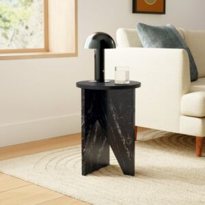 طاولة جانبية جرانيت صولا - اسود