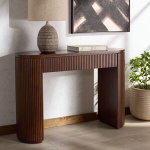 كونسول خشب كولومبيا - بني