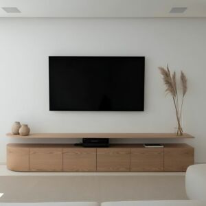 طاولة تلفزيون باولا - بني