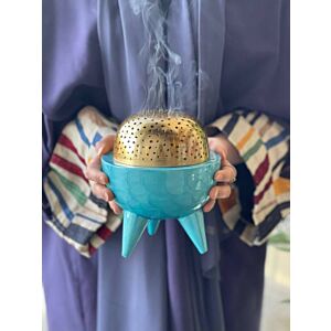 مبخرة كلاسي ازرق - صغير
