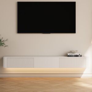 حامل تلفزيون جداري مارسيل - 180 سم - كريمي