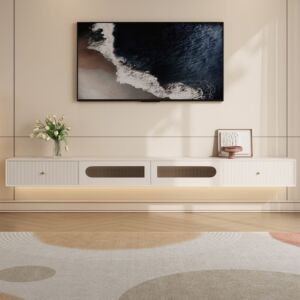 حامل تلفزيون جداري مارلي - 240 سم - كريمي