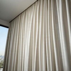 ستائر ويفي خط واحد بلاك اوت - 250x300 سم - ابيض