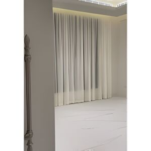 ستارة امريكي خط واحد بلاك اوت - 350x300 سم - ابيض